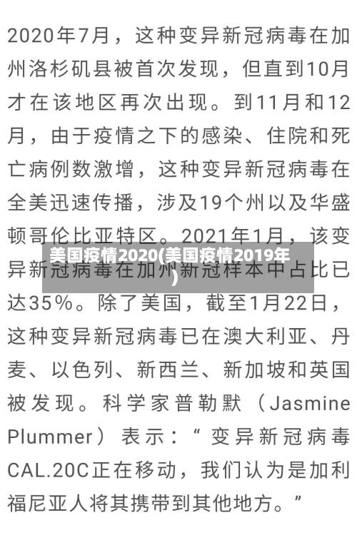 美国疫情2020(美国疫情2019年)-第3张图片