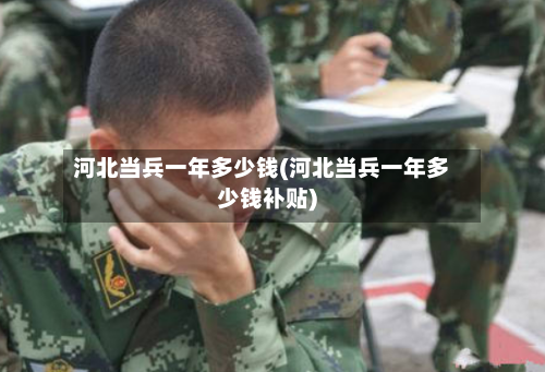 河北当兵一年多少钱(河北当兵一年多少钱补贴)-第3张图片