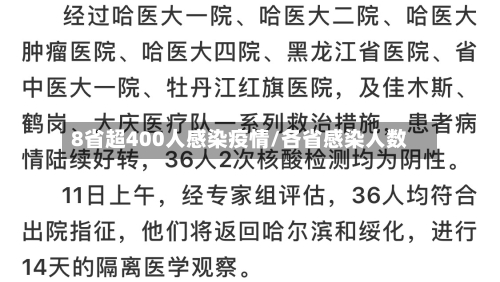 8省超400人感染疫情/各省感染人数