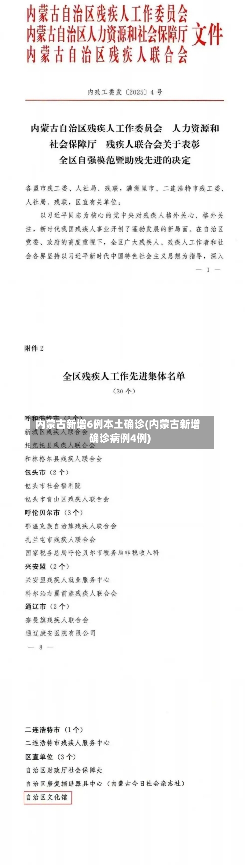 内蒙古新增6例本土确诊(内蒙古新增确诊病例4例)