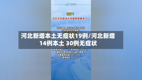 河北新增本土无症状19例/河北新增14例本土 30例无症状-第2张图片
