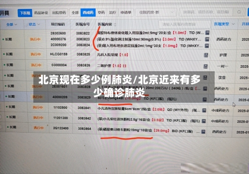 北京现在多少例肺炎/北京近来有多少确诊肺炎-第2张图片