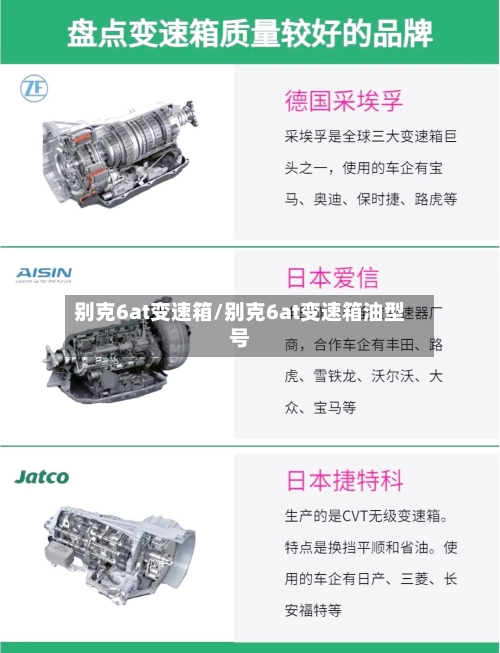 别克6at变速箱/别克6at变速箱油型号
