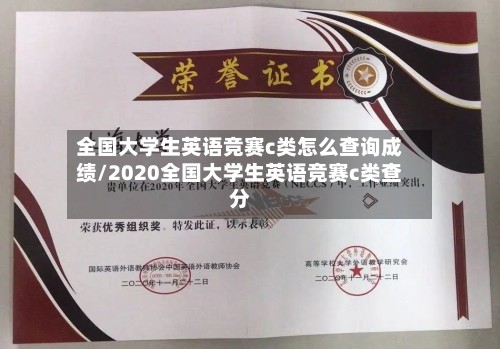 全国大学生英语竞赛c类怎么查询成绩/2020全国大学生英语竞赛c类查分