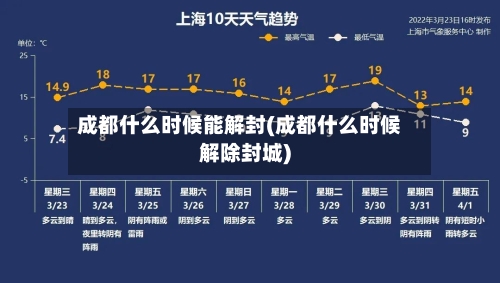 成都什么时候能解封(成都什么时候解除封城)-第2张图片