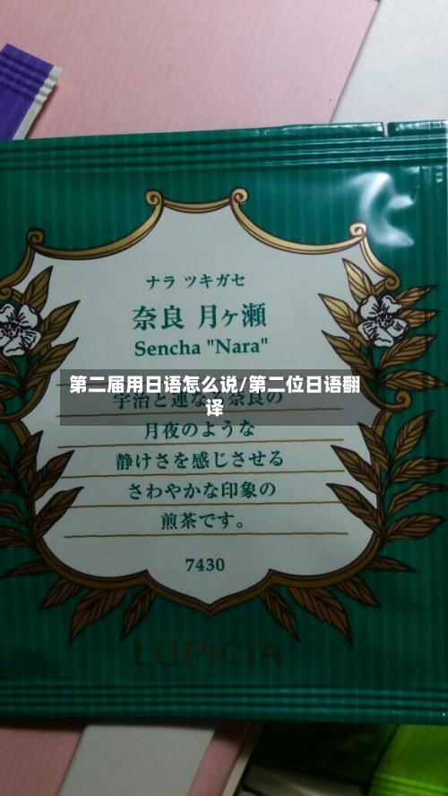第二届用日语怎么说/第二位日语翻译