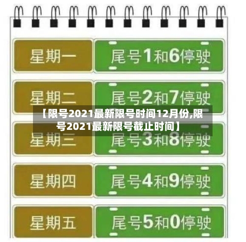 【限号2021最新限号时间12月份,限号2021最新限号截止时间】