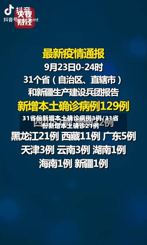 31省份新增本土确诊病例3例/31省份新增本土确诊21例-第2张图片